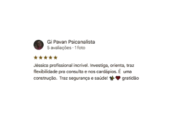 Depoimento de paciente